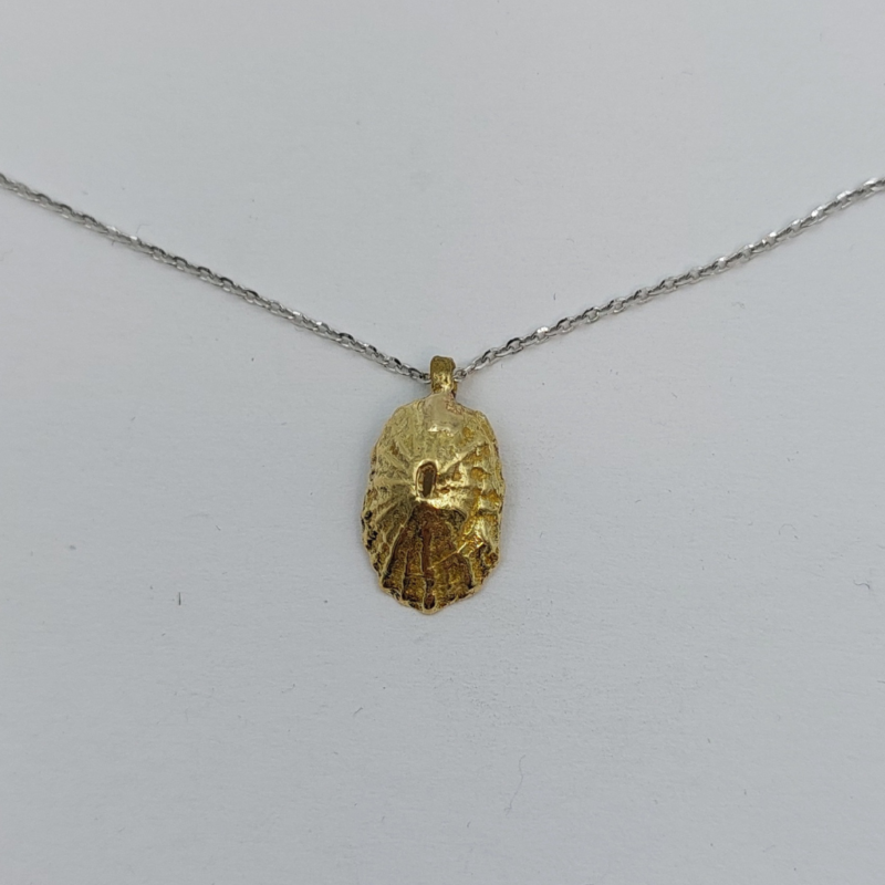 Collana di oro bianco e oro giallo