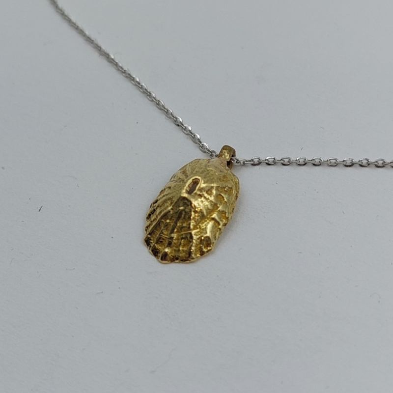 Collana di oro bianco e oro giallo