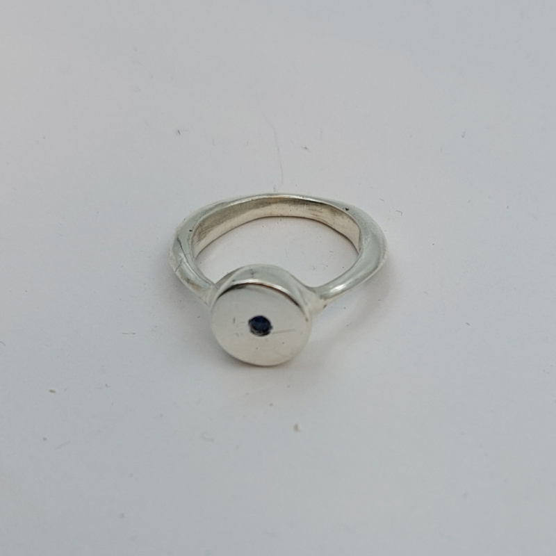 Anello in argento stile chevalier - gioielli del mare