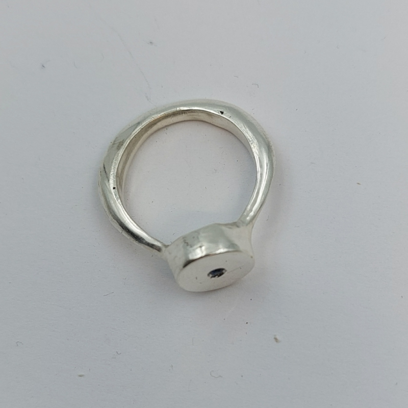 Anello in argento stile chevalier - gioielli del mare